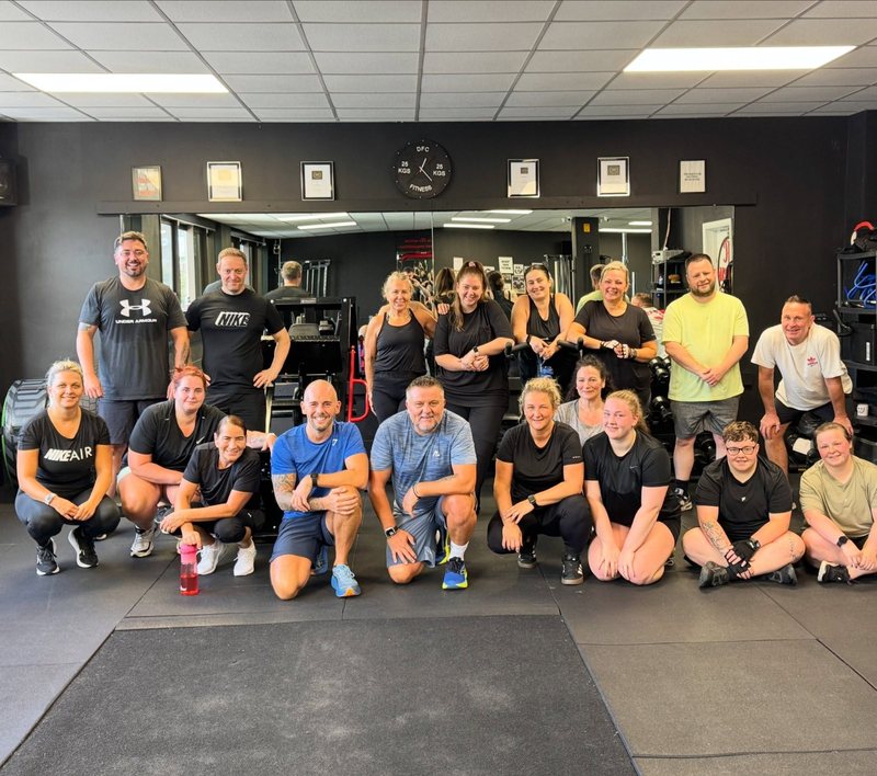 Early morning class at Sanctuary Fitness, Clydebank