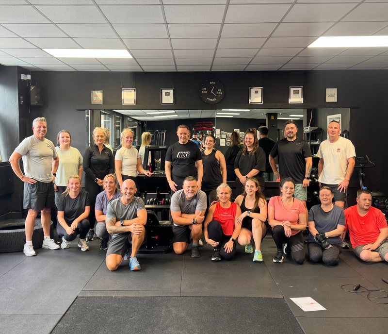 Evening class at Sanctuary Fitness, Clydebank Business Park