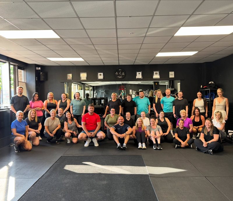 Saturday morning class at Sanctuary Fitness, Clydebank